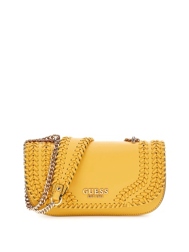 [NG966721-MGD] Bolso Guess Tatum Convertible Xbody Flap Amarillo HWNG9667210-MGD