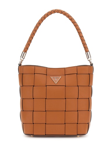 [WG966103-CAR] Bolso Guess Maylee Bucket Marrón HWWG9661030-CAR