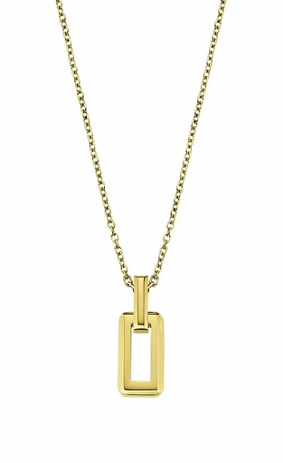 [LS2424-1/2] Collar Lotus Style Urban Woman Geométrico Acero Dorado LS2424-1/2