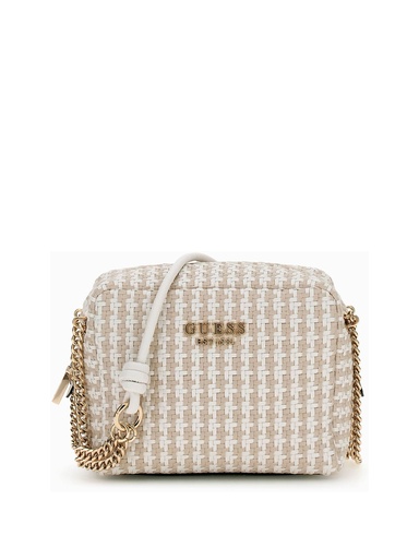 [WG963114-WML] Bolso Guess Mini Bandolera Mirema Trenzada Blanco Multi HWWG9631140-WML