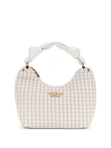 [WG963101-WML] Bolso Guess Mini Mirema Hobo Trenzado Blanco Multi HWWG9631010-WML