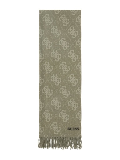[AM9562POL03-MIL] Bufanda Guess Boston Jacquard Verde Militar AM9562POL03-MIL