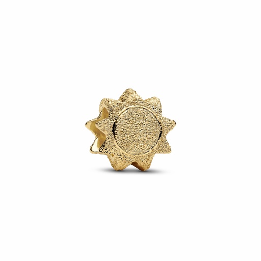 [764052C00] Charm Pandora Mini Sol Dorado Texturizado 764052C00