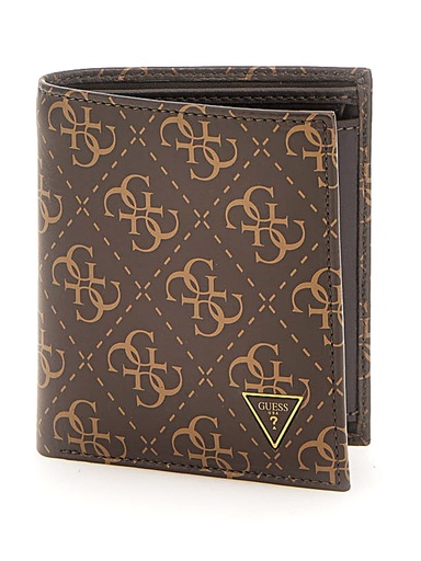 [SMVELELEA22-BNH] Cartera Guess Milano Bifold S Marrón SMVELELEA22-BNH