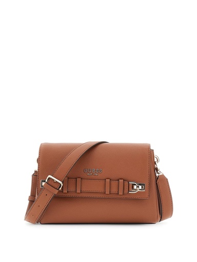 [HWBG8546200-COG] Bolso Guess Gregoria Flap Crossbody Coñac HWBG8546200-COG