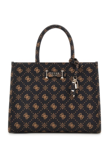 [HWGP9890220-ESL] Bolso Guess Silia 2 Comp Tote Marrón HWGP9890220-ESL