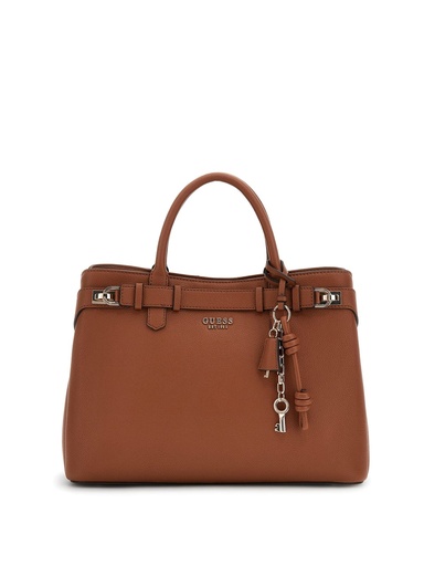 [HWBG8546070-COG] Bolso Guess Gregoria LRG Gfriend Satchel Coñac HWBG8546070-COG