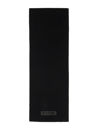 [AM9570POL03-BLA] Budanda Guess Knitted Scarf 35x180 Negra AM9570POL03-BLA