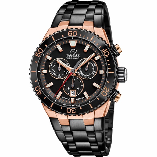 [J1023/1] Reloj Jaguar Ceramic Hombre Negro J1023/1
