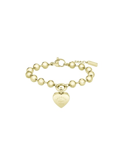 [2040506] Pulsera Lacoste Love My Croc Dorada Mujer 2040506