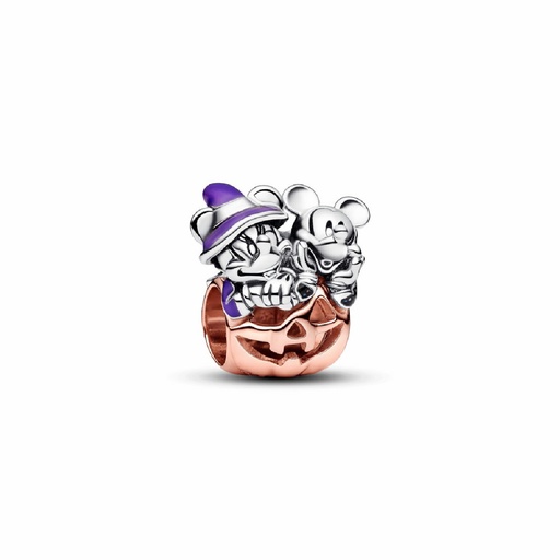 [782816C01] Charm Pandora Calabaza de Halloween de Mickey Mouse & Minnie Mouse de Disney 782816C01