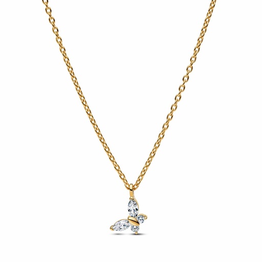 [364267C01-45] Collar Panodra Mariposa Dorado 364267C01-45
