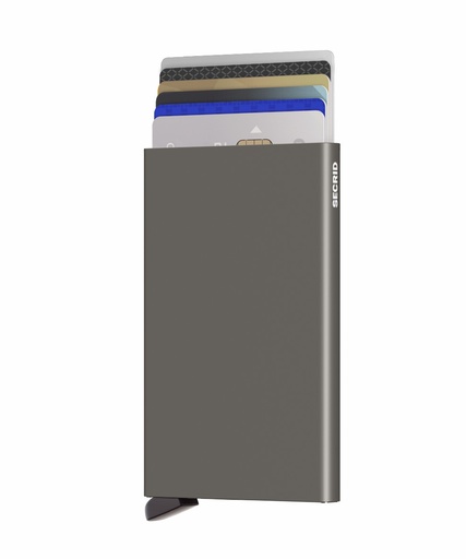 [C-Earth Grey] Protector de Tarjetas Secrid Aluminio C-Earth Grey