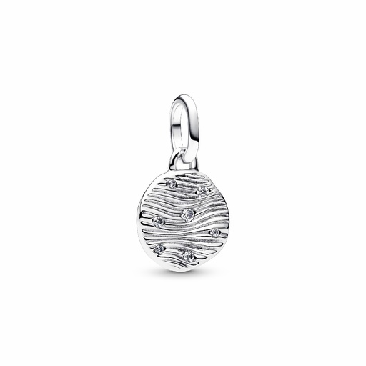 [793860C01] Charm Pandora Mini Medallón Grabable 793860C01