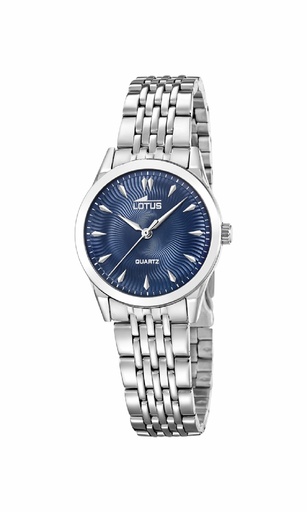 [19058/5] Reloj Lotus Clásico Mujer Azul y Acero 19058/5