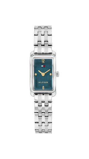 [1782862] Reloj Tommy Hilfiger Madison Mujer Acero Plateado y Azul 1782862 