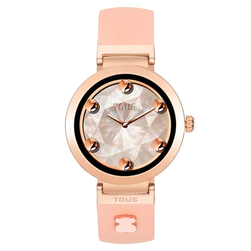 [3000147800] Reloj Tous Smartwatch Correa Nude Motivos Acero Rosado S-Connect  Charms 3000147800