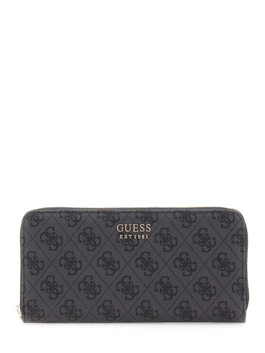 [SWLG9648146-CLO] Cartera Guess Brenton LRG Zip Aorund Gris SWLG9648146-CLO