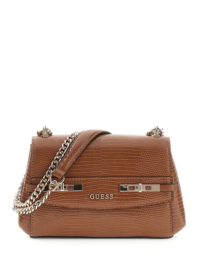 [HWKL9933780-COG] Bolso Guess de Mano Melinda Estampado Animal Coñac HWKL9933780-COG