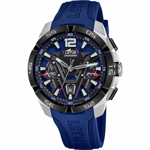 [18944/1] Reloj Lotus Vortex Hombre Caucho Azul 18944/1