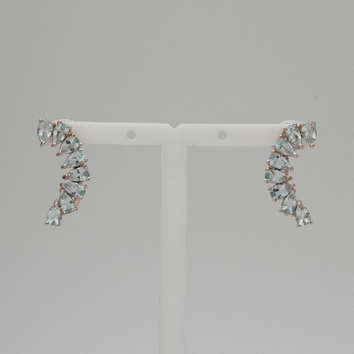 [15805-B-A] Pendientes Plata Chapada 15805-B-A