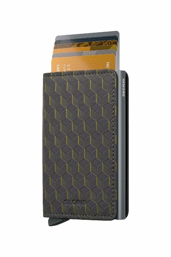 [SOp-Grey-Yellow] Cartera Secrid Slimwallet Optical SOp-Grey-Yellow