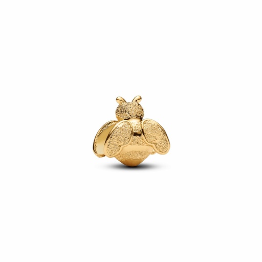 [764524C00] Charm Pandora Mini Abeja Textura Dorada 764524C00