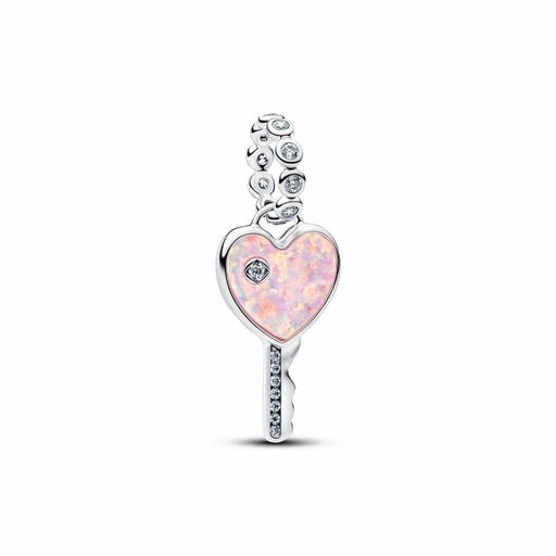 [794427C01] Charm Pandora Colgante Llave Corazón Opalescente 794427C01