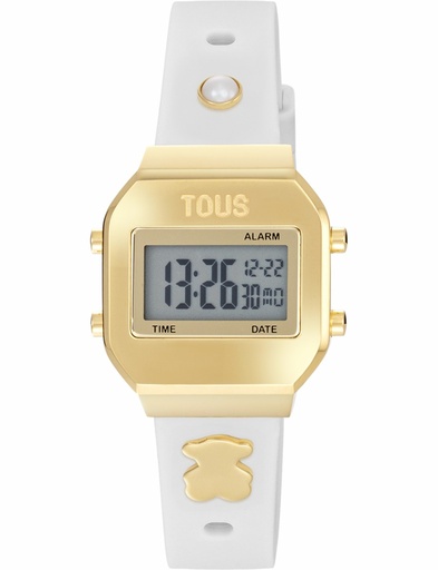 [3000150700] Reloj Tous XPRESurSLF IPG Charms Digital Dorado y Blanco 3000150700
