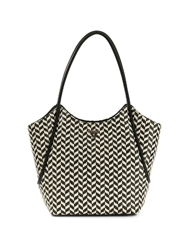 [HWWG7691230-BML] Bolso Guess Tessi 2 en 1 Tote Blanco/Negro HWWG7691230-BML
