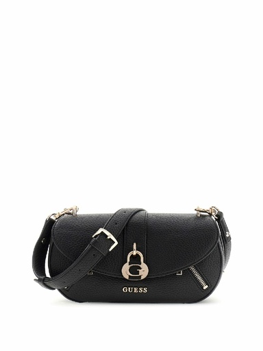 [HWBG8362200-BLA] Bolso Guess Jessa Flap Crossbody Negro HWBG8362200-BLA