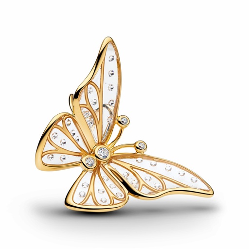[764487C01] Charm Pandora Mariposa Grande Dorada 764487C01