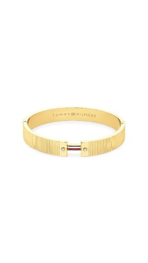 [2781046] Pulsera Tommy Hilfiger Stripes XMM Blangle Mujer Acero Dorado 2781046