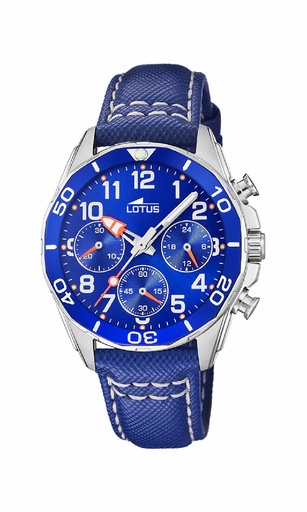 [18859/1] Reloj Lotus Junior Piel Azul y Esfera Azul 18859/1
