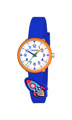 [K5845/1] Reloj Calypso My First Watch Azul/Naranja K5845/1