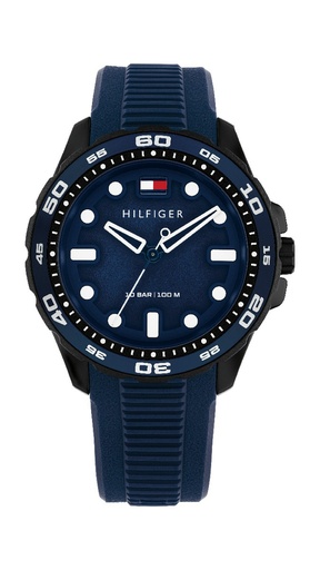 [1792265] Reloj Tommy Hilfiger Regatta Analógico Hombre Silicona Azul 1792265 