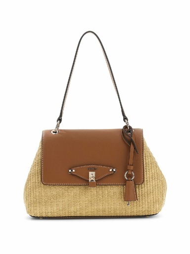 [HWWG9753190-NRC] Bolso Guess Maggie Straw Marrón HWWG9753190-NRC