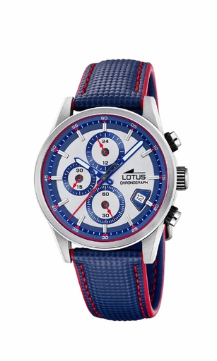 [19085/2] Reloj Lotus Pulse Collection Hombre Piel Azul 19085/2 