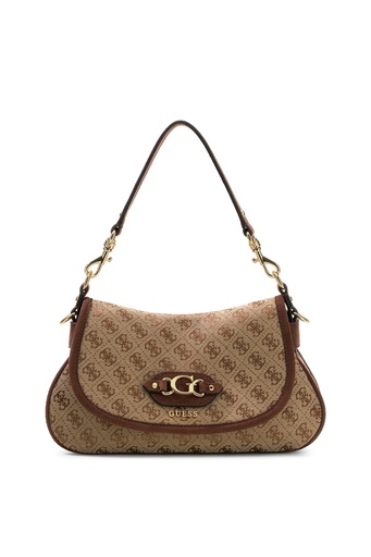 [HWJG2313190-LGW] Bolso Guess Samantha Flap Shoulder Bag marrón HWJG2313190-LGW