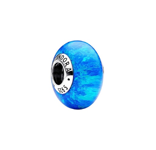 [791691C02] Charm Pandora Océano Opalescente Azul Profundo 791691C02