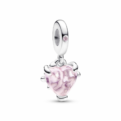 [792654C01] Charm colgante Pandora Árbol de la Familia y Corazón Rosa