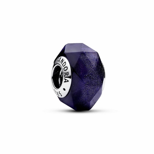 [792984C00] Charm Pandora Cristal Murano azul facetado 792984C00