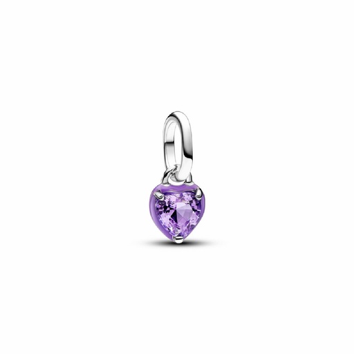[793042C04] Charm Mini Colgante Pandora ME Chakra Corazón Morado 793042C04