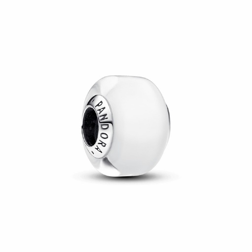 [793118C00] Charm Pandora Mini Cristal de Murano Blanco 793118C00
