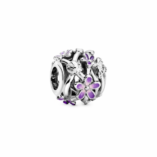 [798772C02] Charm Pandora Margarita Púrpura Filigrana 798772C02