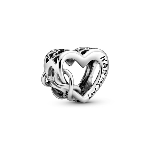 [798825C00] Charm Pandora Corazón Infinito Te Quiero Mamá 798825C00