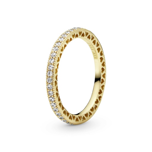 Anillo Pandora Shine Corazones 168655C01