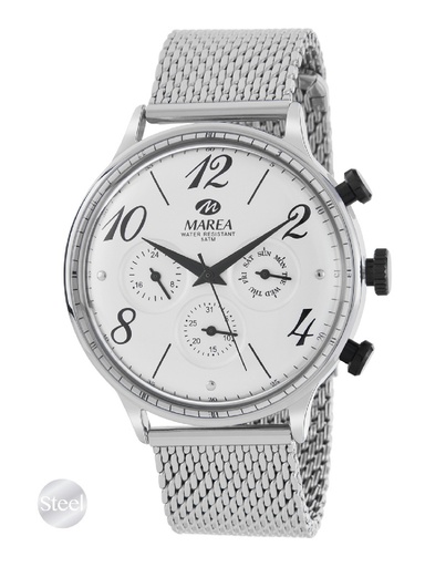 [B36154/1] Reloj Marea Hombre Analógico Malla Milanesa Acero inoxidable B36154/1