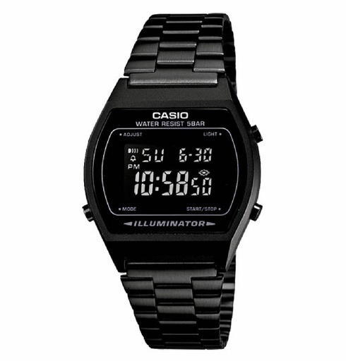 [B640WB-1BEF] Reloj Casio Vintage Unisex Negro B640WB-1BEF