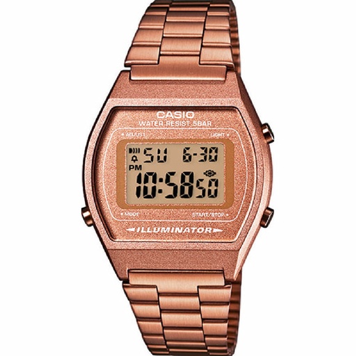 [B640WC-5AEF] Reloj Casio Vintage Iconic Mujer Oro Rosado B640WC-5AEF